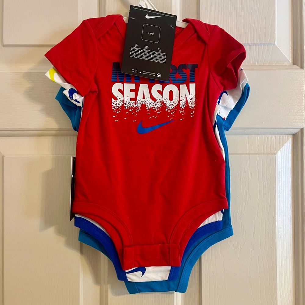 3-Pack Nike Onesies